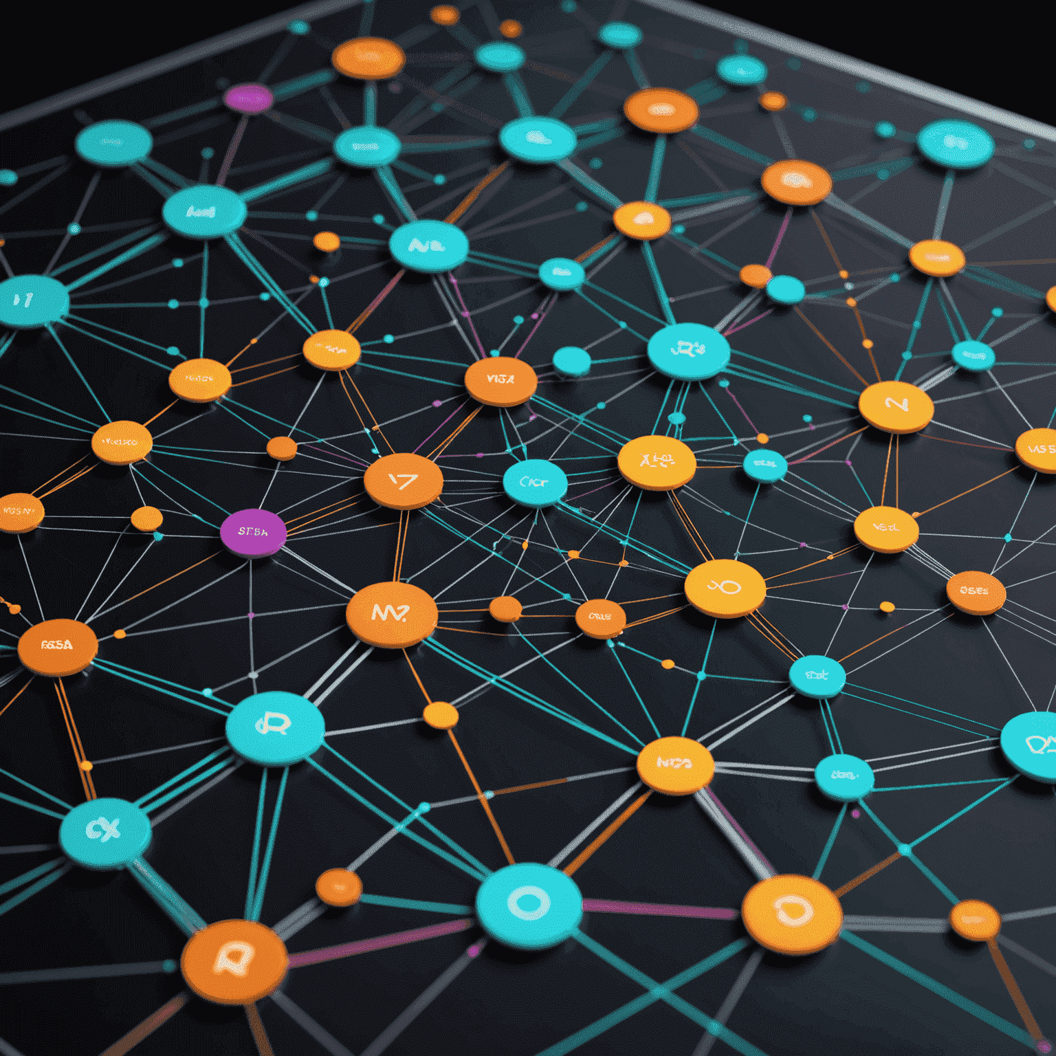 Interface d'Advanced IP Scanner montrant une cartographie réseau détaillée avec des nœuds colorés représentant différents types d'appareils